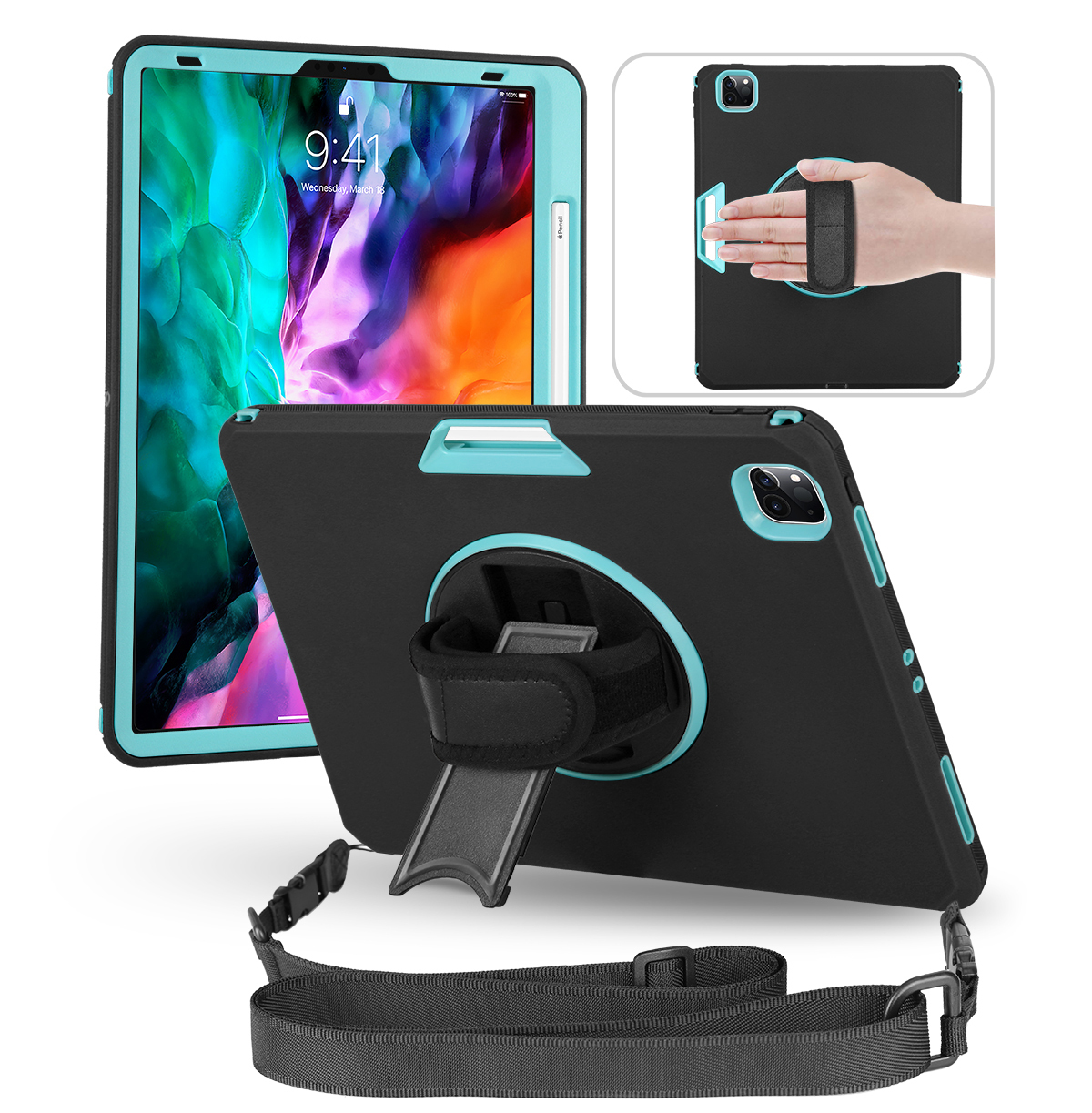 Black+teal