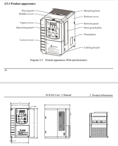 Venta de la fábrica Mini 1 a tipo de entrada 3 Salida de fase de 5,5 KW Unidad de frecuencia Variable/convertidor/VFD/7,5 HP para trituradora de Motor - Product Image 3