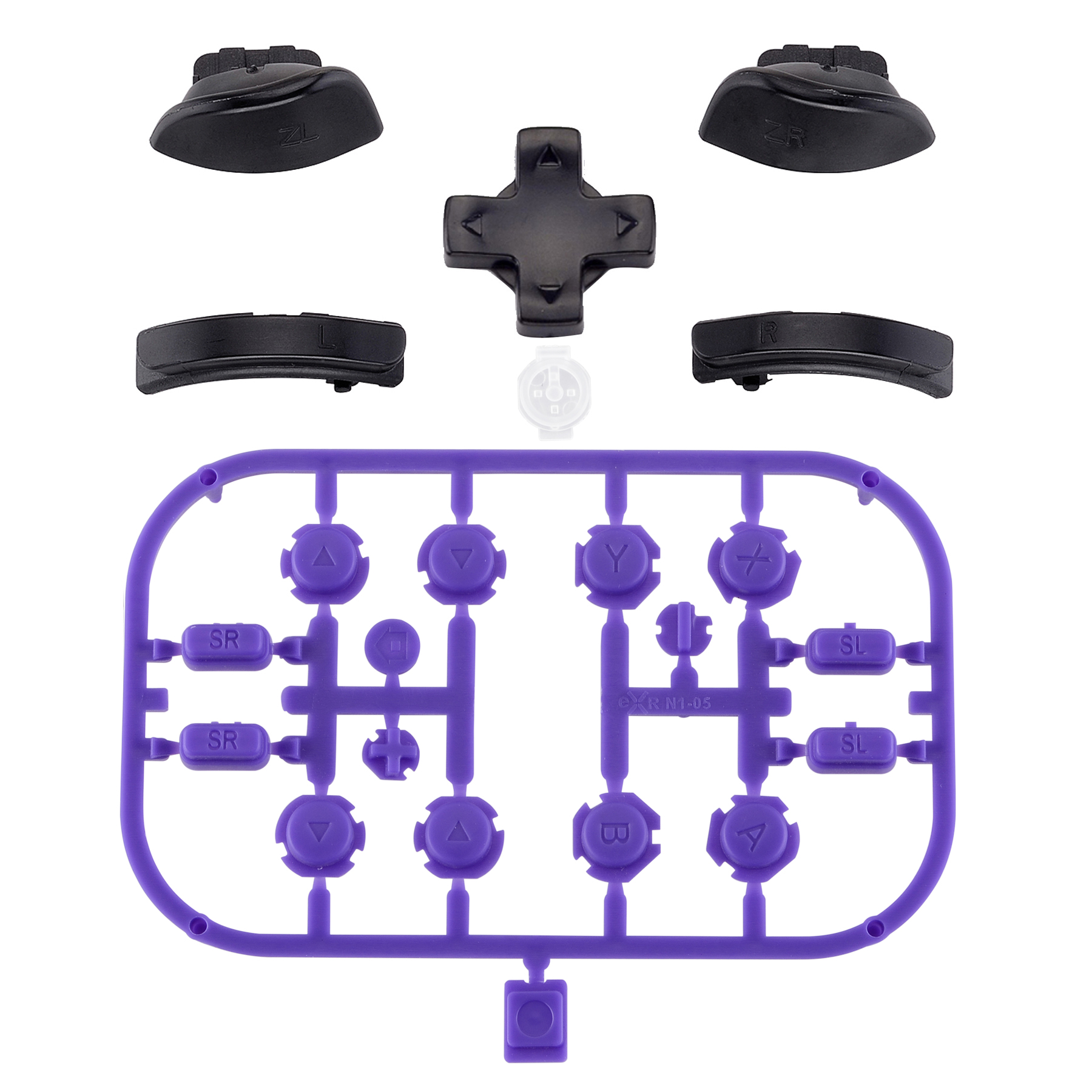 Matte Black Purple