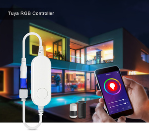 Контроллер для светодиодной ленты DC/4PIN RGB, 12 В SMD 2835 5050 RGB Tuya WIFI, беспроводной дистанционный неоновый переключатель управления светодиодным освещением - Product Image 6