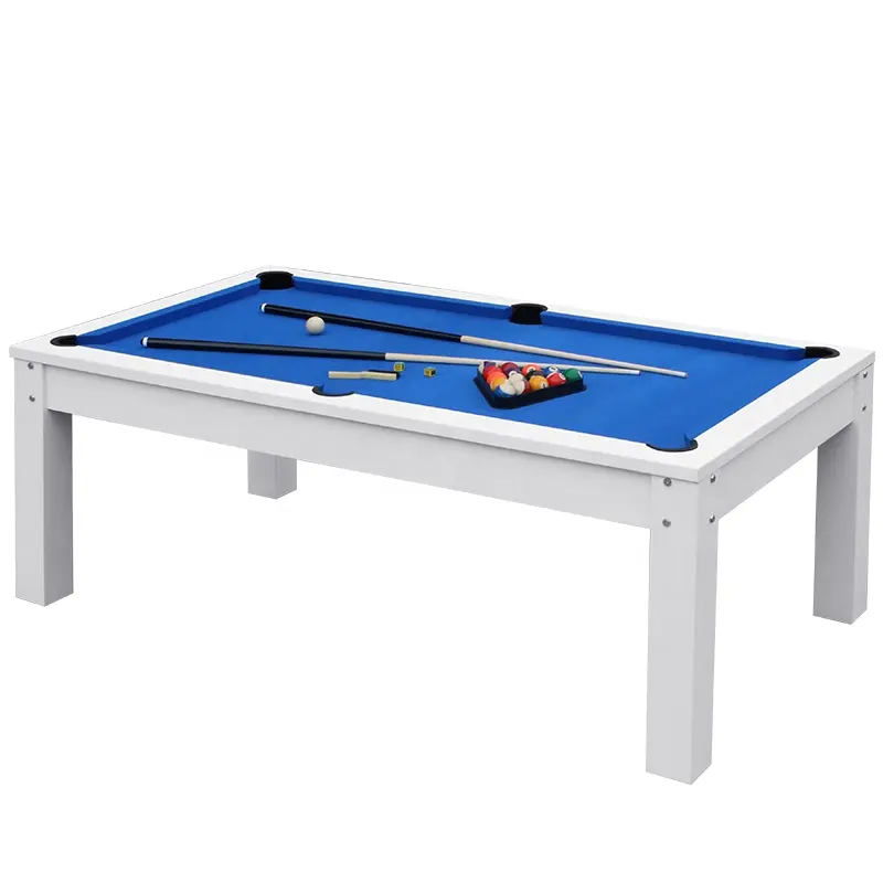 Juego familiar para interiores Ingeniero Madera 8ft Multifunción 3 en 1 Mesa de billar Dning Top