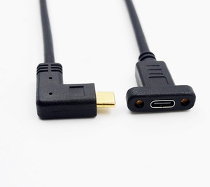 2021新款usb 3.1 genen 1 gen 2型c电缆公到c型母带面板安装 - Product Image 5