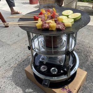 室内室外用煤油加热器，带手柄的油散热器便携式多功能炉灶，用于野营钓鱼 - Product Image 3