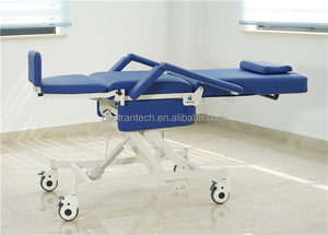 BT-DY016C ucuz elektrikli kan bağışı sandalye iv kutup ile yemek masası yüksekliği ayarlanabilir Trendelenburg CPR diyaliz yatağı fiyat - Product Image 2