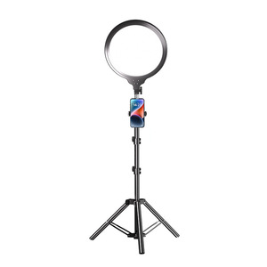 Akış için tam ekran anahtar ışığı, Stand ve telefon tutucu ile Led Video kayıt aydınlatması, profesyonel halka ışık kiti - Product Image 3