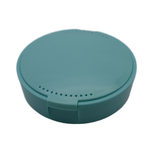 Wadah gigi palsu, perata gigi tiruan, plastik berwarna-warni, retainer kotak gigi palsu - Product Image 4