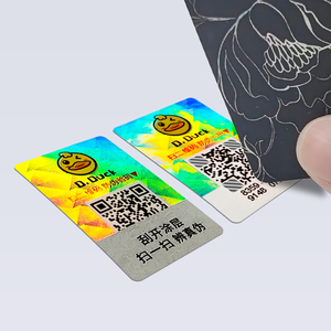 Etichette di codice a barre Anti-contraffazione di alta qualità con codice Qr di sicurezza adesivo ologramma a prova di manomissione - Product Image 1