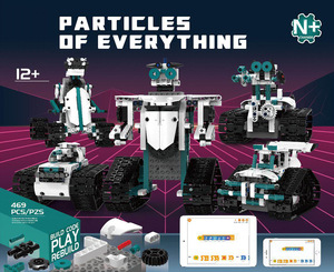 Programming <strong>Building</strong> Block <strong>Robot</strong> RC Smart Toys <strong>Robot</strong> Kids 500 Pcs Remote Control 8 in 1 Light Plastic Unisex ABS HUAYUAN Toys - Product Image 2