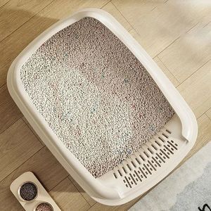 Kedi Kitty anti-sıçrama kediler için kum kabı küçük boy <span class=keywords><strong>Pet</strong></span> Sandbox tuvalet <span class=keywords><strong>Pet</strong></span> Sandbox yavru tepsi Bedpan temizleme kedi malzemeleri