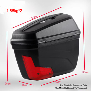 スクーターサイドボックス23LクイックリリーストランクサイドボックストラベルボックスNmax155 Mengshiタンク工場に適しています - Product Image 4