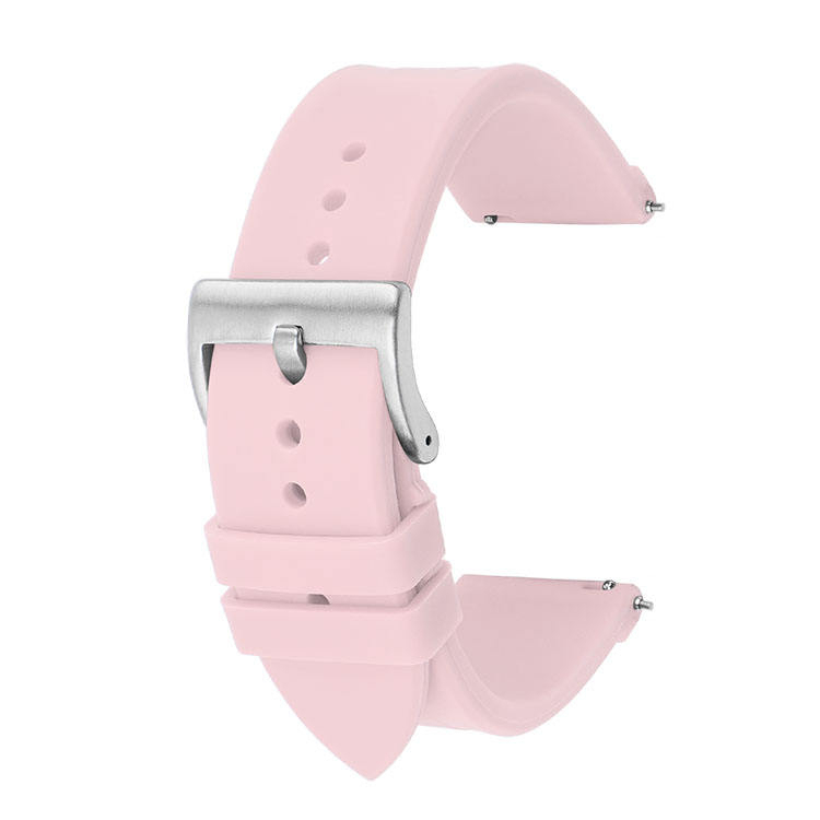Fibbia rosa+argento