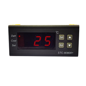Small Precision <strong>Temperature</strong> ControllerSTC-8080A+Intelligent Refrigeration Automatic Defrost <strong>Timer</strong> Refrigerator Thermostat - Product Image 6