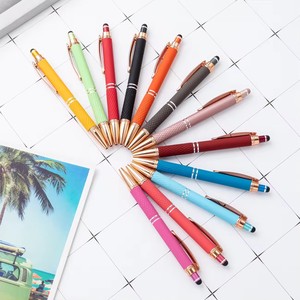 High Quality Customized Logo Ballpoint Pens <strong>New</strong> Arrival Soft Touch Stylus Pen 1.0mm <strong>Writing</strong> Width for Gift or Promotion - Product Image 6