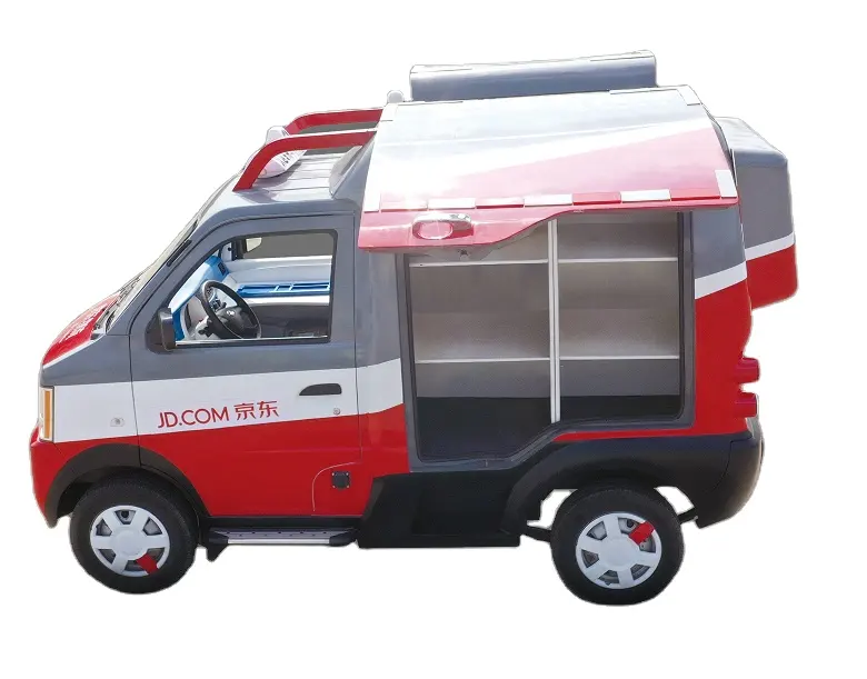 EEC Mini coche furgoneta eléctrica entrega de alimentos logística vehículo helado café camioneta coche eléctrico minivan