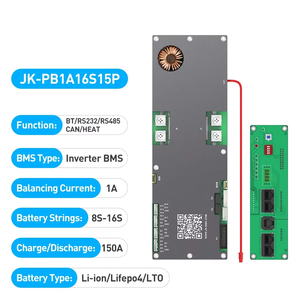 Jikong 8-16S BMS 10A โมดูลจำกัดกระแสแบบขนาน JK BMS 150A BMS Lifepo4 16S 48V - Product Image 1