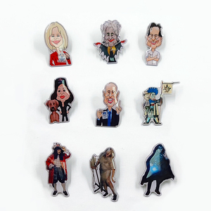 Oneway enamel pin manufacturers custom no minimum hard/soft funny cartoon anime small enamel lapel pin badge <strong>bulk</strong> - Product Image 1