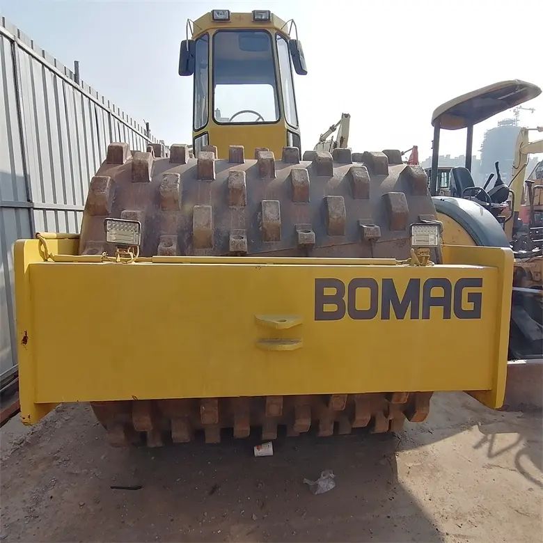 Bw217d-2 Bomag Chân Cừu Đơn Trống Thủy Lực Hàng Có Sẵn Con Lăn Đường Đã Qua Sử Dụng