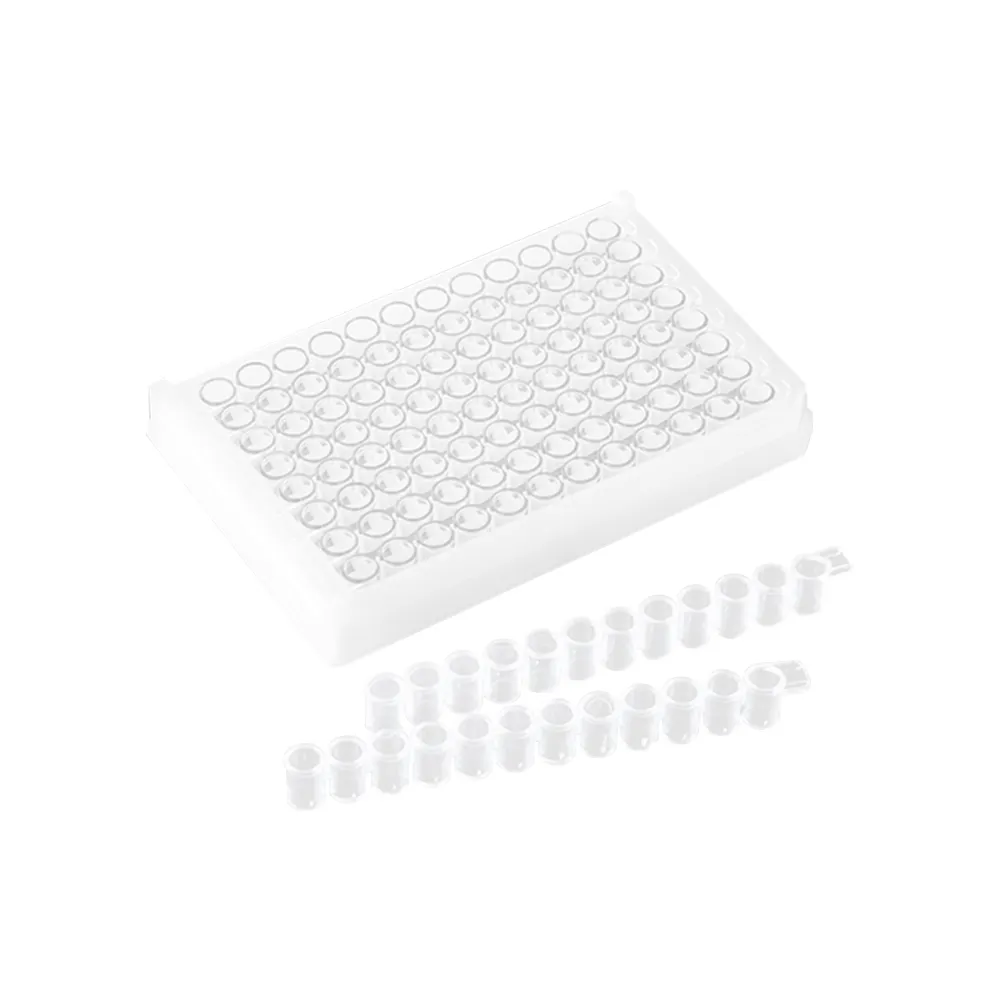 Placa Elisa de plástico estéril para laboratorio, microplaca extraíble 48 96 Well, venta al por mayor