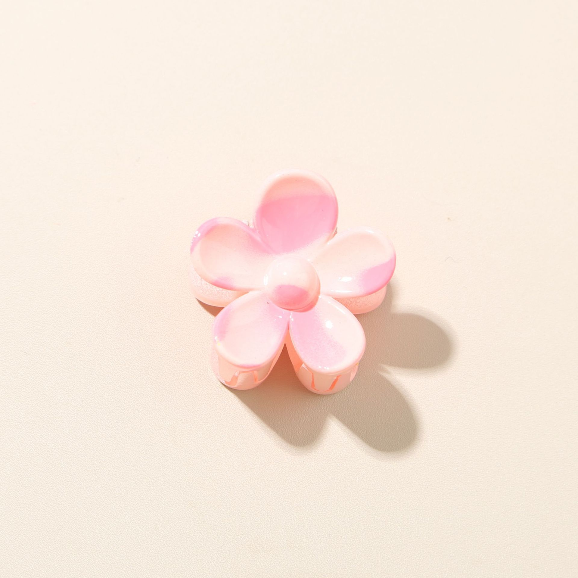 8 glossy korean pink-25cm five-petal flower