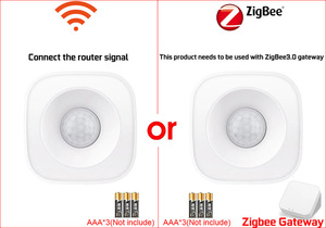 Tuya Smart Wireless Ceiling PIR <strong>Motion</strong> <strong>Sensor</strong> <strong>WIFI</strong> Zigbee Smart Home APP Control ABS Battery Operated Human <strong>Motion</strong> Detection - Product Image 3