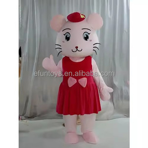 Efun MOC1PCカスタムメイドミスマウスマスコットコスチュームかわいい動物漫画キャラクターコスチューム