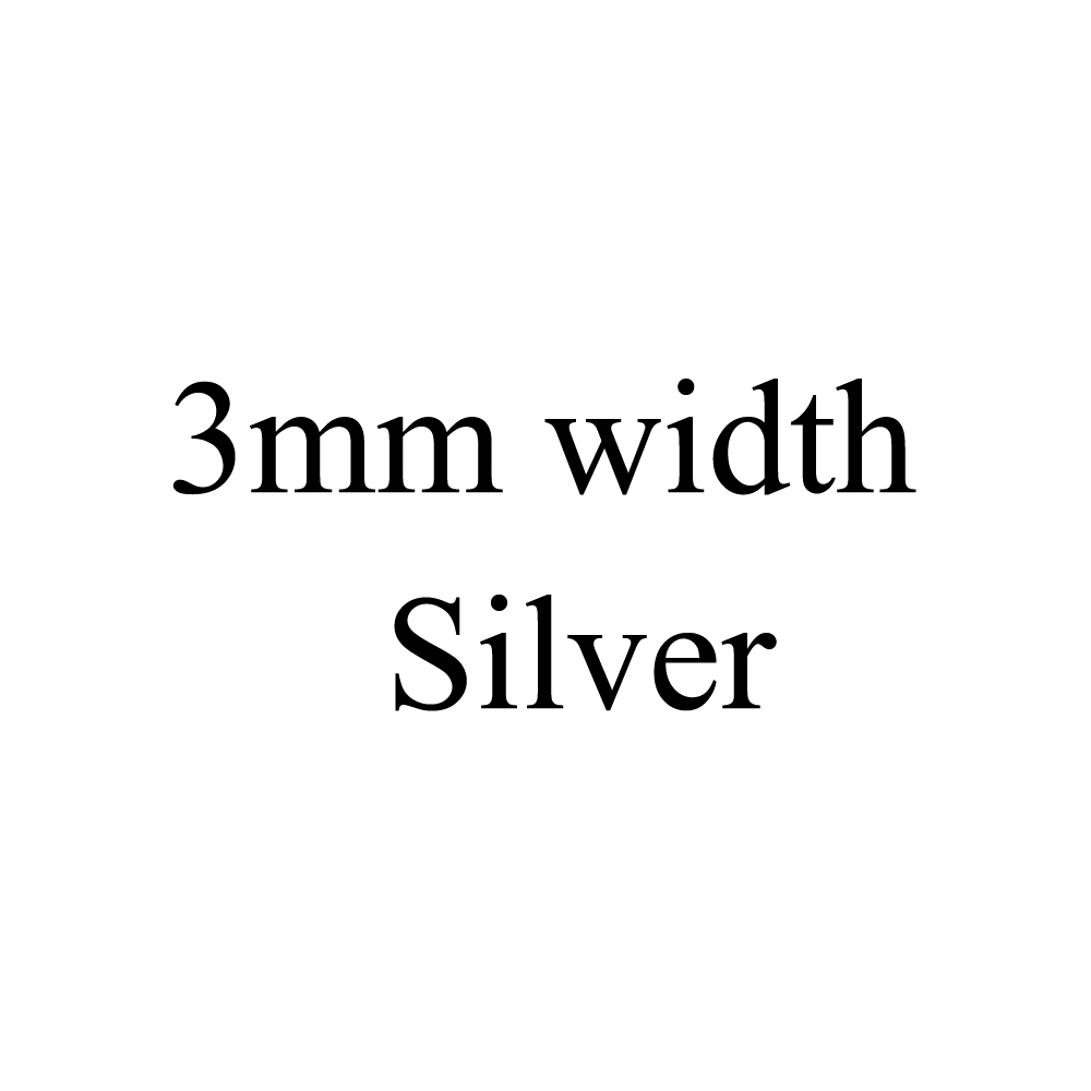 3mm silver