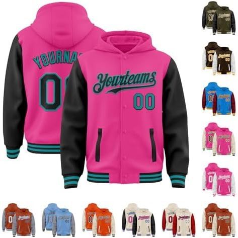 Pink and Blackteal Letters