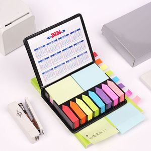 <strong>2025</strong> New KRC Promotional <strong>Customized</strong> Note Pad Paper Stickers Index Rectangular Desktop Sticky Note Set Leather <strong>Box</strong> <strong>Memo</strong> Pad With