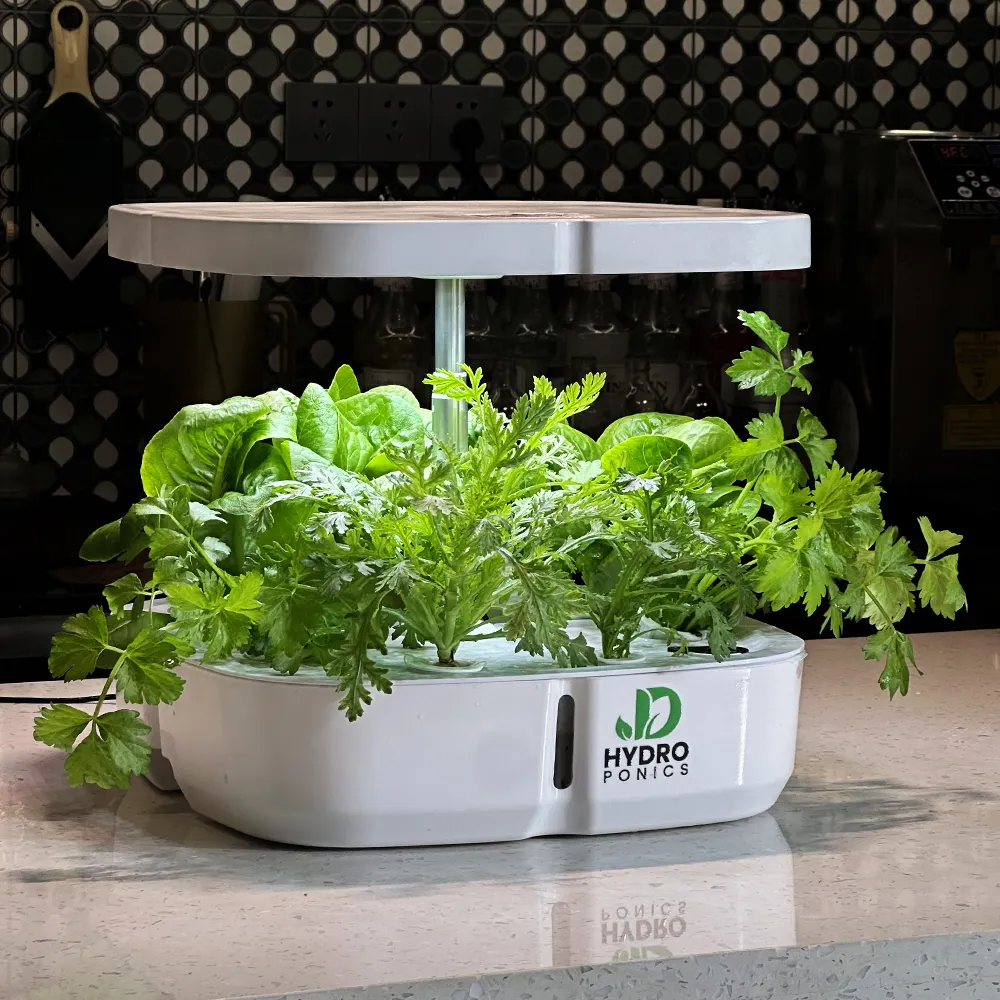 בית לבן מטבח הידרופוני מערכת גידול זרעים ערכת צמח LED 3 מצבים אורות גידול מקורה חכם הידרופוניקה סט אדנית