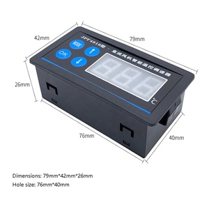 Taidacent RS485 Modbus 12V 24V 48V温度ファン速度コントローラー4線式PWMPCCPUファン温度速度制御ガバナー - Product Image 2