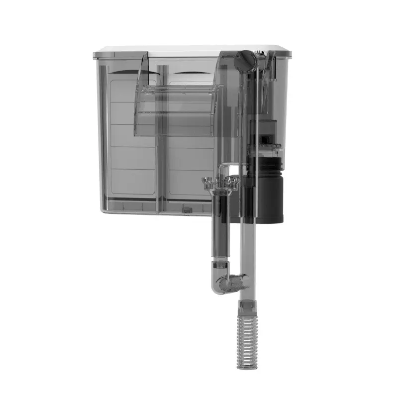 Pompa per filtro per l'acqua dell'acquario con filtro posteriore portatile regolabile