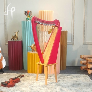 Kolu arp taşınabilir lir arp profesyonel enstrüman acemi 26 dizeleri kolu İrlanda arp çocuk için - Product Image 3