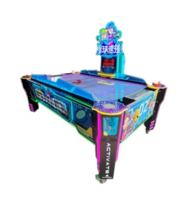 Planetary Collision Hockey Machine for Interactive Gaming <strong>and</strong> <strong>Exciting</strong> Multiplayer <strong>Fun</strong> in Arcades or Homes - Product Image 1