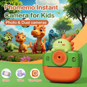 K22 Kids Instant <strong>Camera</strong> with Bluetooth, 1080P Video, Dual Lens, Inkless Printing, Fun Filters, Perfect for Young Photographers - Product Image 6