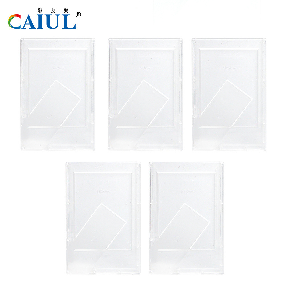Transparente (juego de cinco colores)