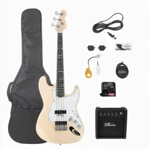 Nhanh chóng vận chuyển ST guitar điện Kit rắn Bass gỗ Guitar Điện 6 dây