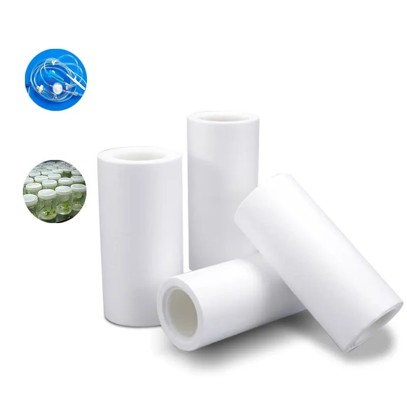 UNM ePTFE 0.1um Tamaño de poro Filtración líquida Material compuesto PTFE Película líquida hidrofóbica de PTFE