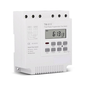 Üç fazlı 380V 25A din haftalık zamanlayıcı dijital zamanlayıcı 17 kez on/off zaman ayarlı aralığı 1 dk-168 H - Product Image 1