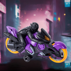 Nhà Máy 2.4G Từ Xa Đài Phát Thanh Điều Khiển Diescast Xe Máy Đồ Chơi Kid 360 Xoay Diễn Viên Đóng Thế Trôi Xe Điện Xe Máy RC Âm Nhạc Mô Hình Đồ Chơi - Product Image 4