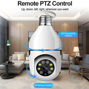 Popolare HD 3.0MP Tuya Wifi CCTV telecamera di sorveglianza lampadine tipo Wifi lampadina 360 panoramica con telecamera PTZ - Product Image 2