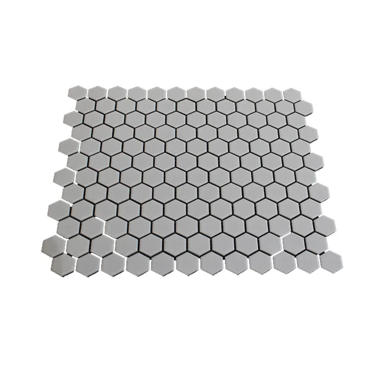 Foshan Speciale Esagonale Pavimento Bianco Tessere di Mosaico In Ceramica