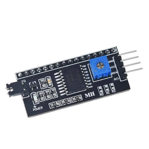 I2C TWI SPIシリアルインターフェースボードポート1602 2004 LCD LCD1602アダプタープレートLCDアダプターコンバーターモジュールPCF8574 - Product Image 1