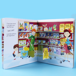 หนังสือสามมิติแบบสามมิติสำหรับเด็กป๊อปอัพต้นฉบับภาษาอังกฤษหนังสือสนุกสำหรับเด็กออกแบบได้ตามต้องการ