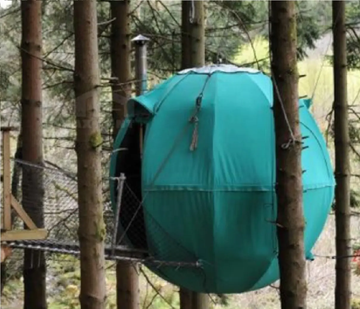 3Mツリーテントハウスココナッツドーム型グランピングテント屋外キャンプ用工場価格