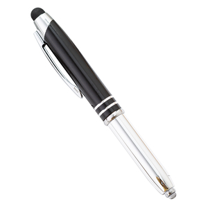 定制3合1发光二极管灯，用于带标志的手写笔圆珠笔多功能笔 - Product Image 6