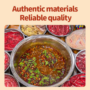 ฐานเนื้อตุ๋นแบบสดซอสเนื้อสับผสมข้าวสูตรหม้อร้อนปรุงรสเนื้อวัวเพื่อการค้า - Product Image 4