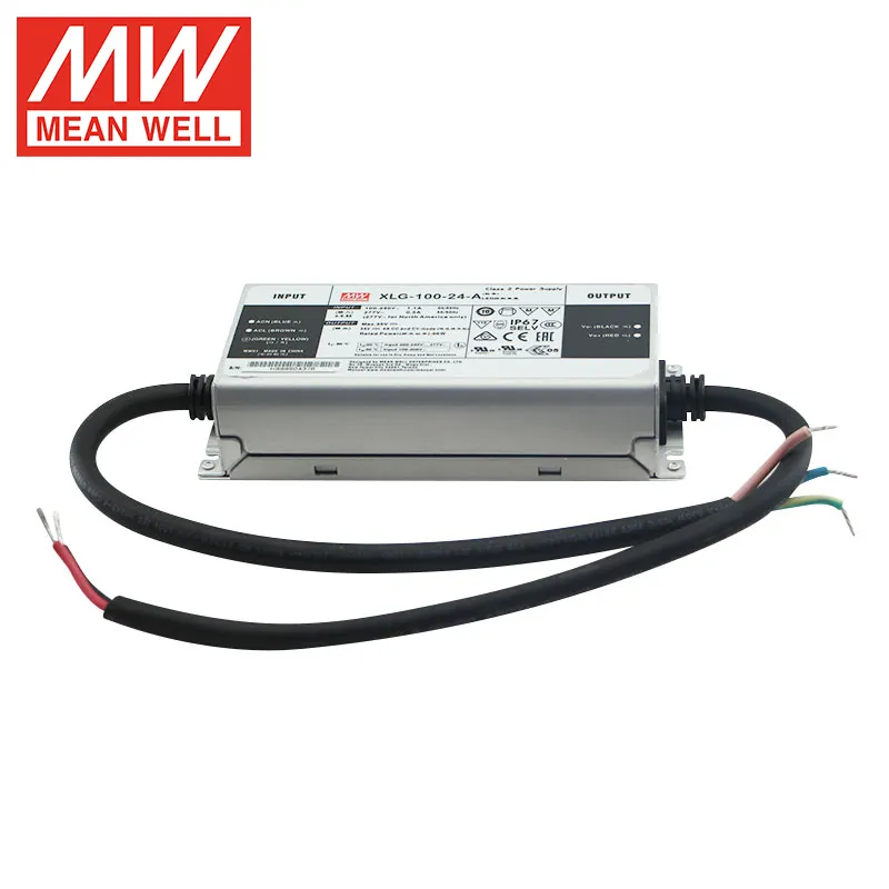 MEAN WELL XLG-100-24-A Active PFC Function Adjustable via Built in Potentiometer IP67 Led Driver