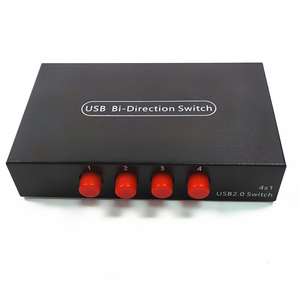 Manual <strong>4</strong> Port USB 2.0 <strong>Switcher</strong> 4x1 USB Share <strong>Switcher</strong> Supports <strong>4</strong> Computer &amp; Printer Sharing on Audio/Video Accessories