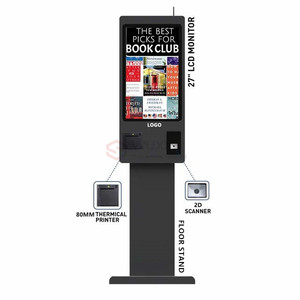 Wuxin-Anfrage Kiosk Rfid Ksosco Autos ervicio Terminal 215 "Windows Queue Management Kiosk-System für Bank/Krankenhaus - Product Image 1