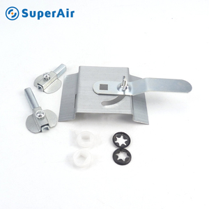 Fabrika fiyat HVAC hava hacmi damperi VCD parçaları aksesuar yüksek Base Feet ile kontrol kolu regülatörü kapalı standı - Product Image 4